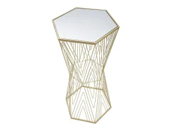 Mesa de Centro VKH600, Oro, 40x35x80 cm, Kendra Home