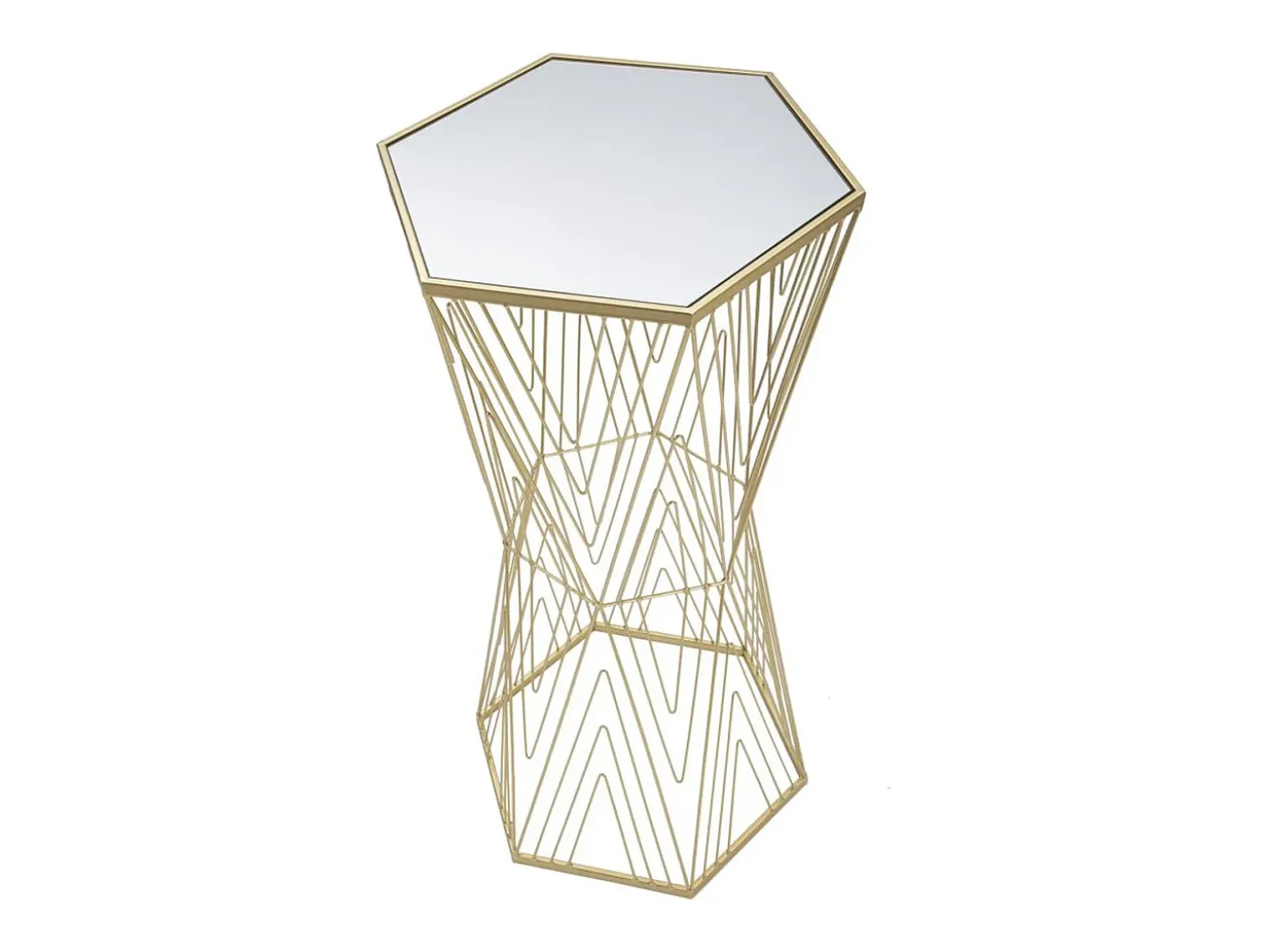 Mesa de Centro VKH600, Oro, 40x35x80 cm, Kendra Home