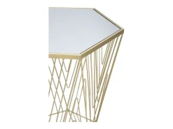 Mesa de Centro VKH600, Oro, 40x35x80 cm, Kendra Home