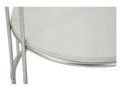 Mesa de Centro VKH583, Plata, 40x40x76 cm, Kendra Home