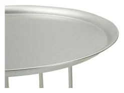 Mesa de Centro VKH583, Plata, 40x40x76 cm, Kendra Home