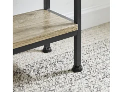 Mesa de Entrada Recibidor Mesa de Consola con 3 Niveles Estructura de Metal, Estilo Industrial 120 x 77 x 20 cm FSB49-PZ SoBuy ES