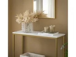 Mesa de Entrada Recibidor Mesa de Consola 80 x 75 x 30 cm con Forma Rectangular FSB29-G SoBuy ES
