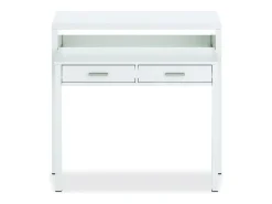 Mesa de escritorio extensible Zira Blanco Artik (Blanco Mate)