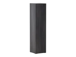 Mesa de esquina RamsvikL con pedestal negro.