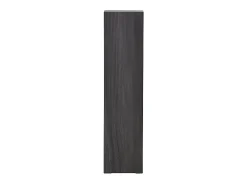 Mesa de esquina RamsvikL con pedestal negro.