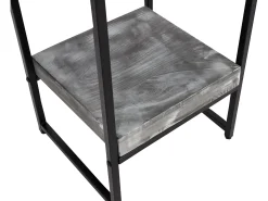 Mesa de flores MCW-K71, gris oscuro, 101cm