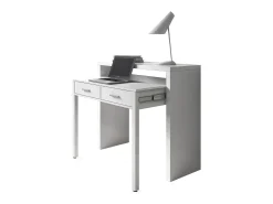 Mesa escritorio extensible con 2 cajones - L100 cm - Consola