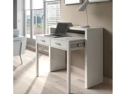 Mesa escritorio extensible con 2 cajones - L100 cm - Consola