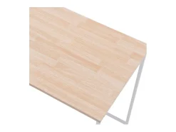 Mesa estudio Mia roble Nordish/blanco 120x60 cm Adec