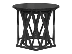 Mesa lateral 2 piezas Roble negro 50 x 50 x 40 cm