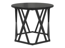 Mesa lateral 2 piezas Roble negro 50 x 50 x 40 cm