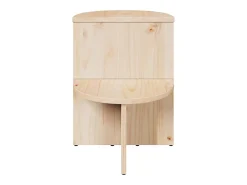 Mesa lateral Natural 50 x 40 x 50 cm Madera maciza de pino