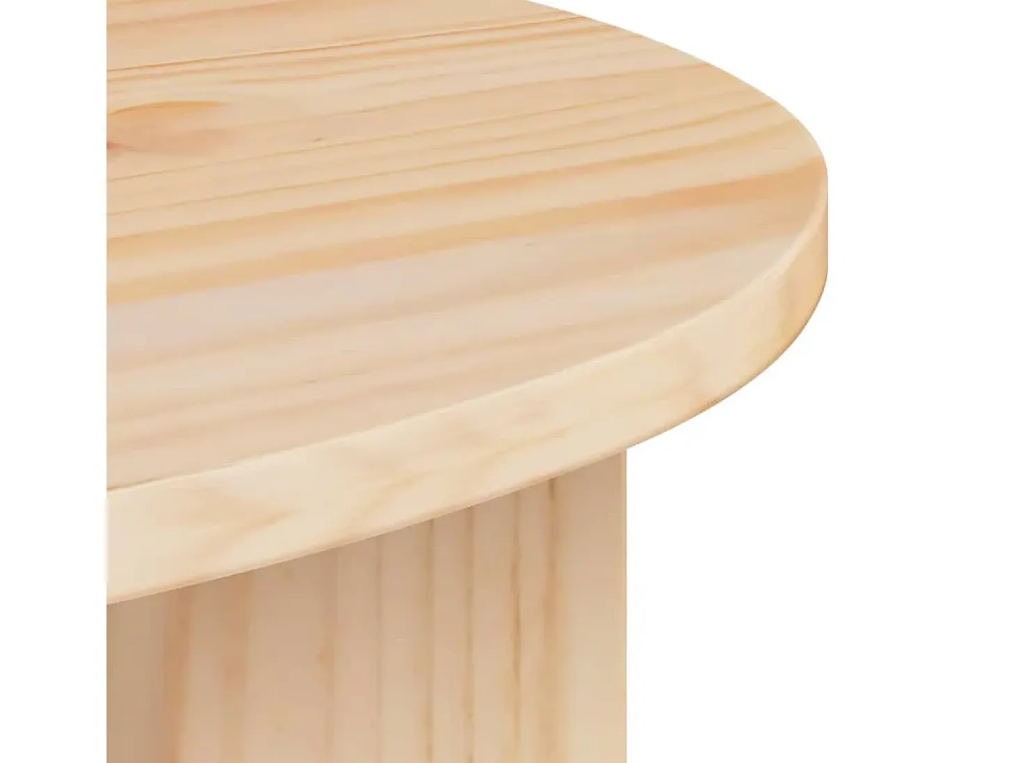 Mesa lateral Natural 50 x 40 x 50 cm Madera maciza de pino