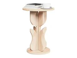 Mesa lateral Natural 39.5 x 39.5 x 53.5 cm