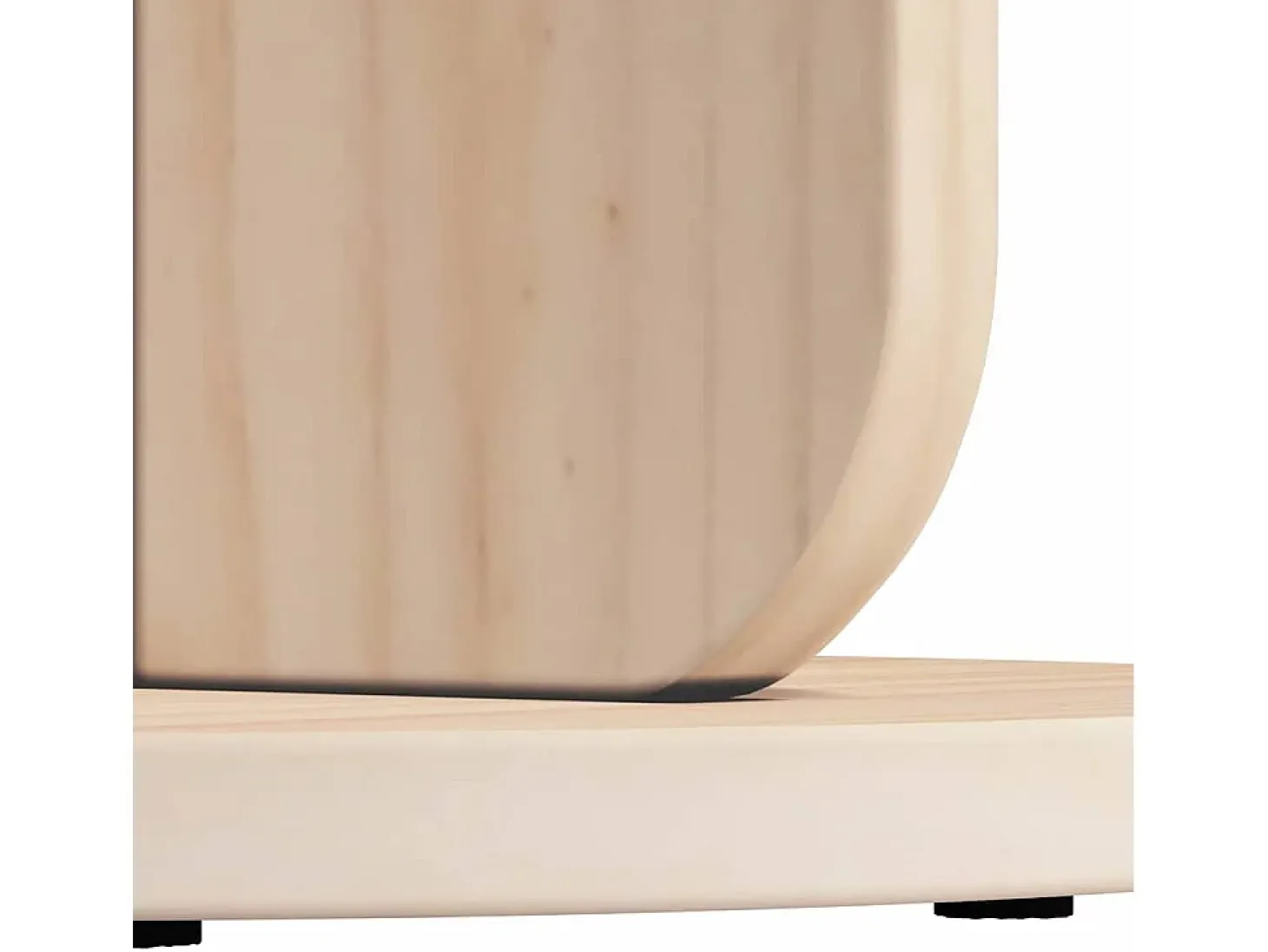 Mesa lateral Natural 39.5 x 39.5 x 53.5 cm