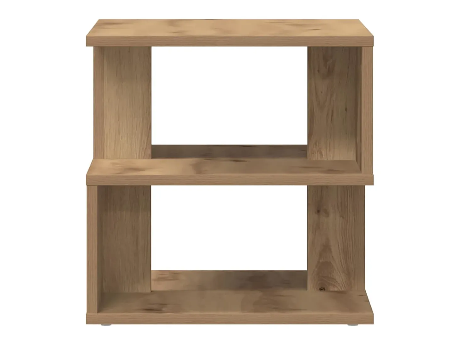 Mesa lateral Roble artisan 40 x 40 x 40 cm Madera contrachapada