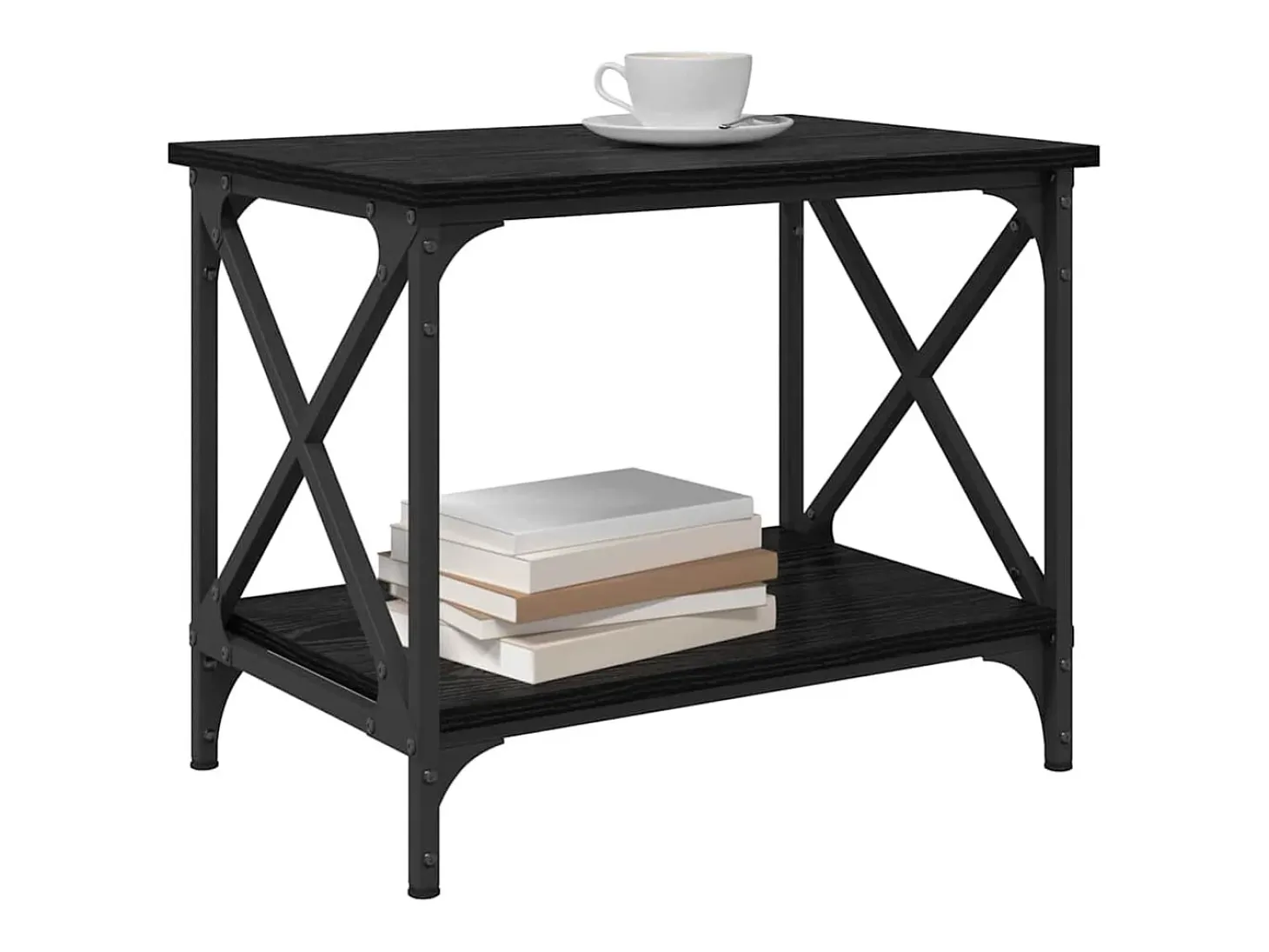 Mesa lateral Roble negro