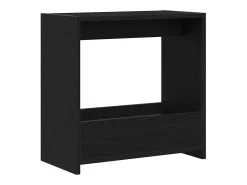 Mesa lateral Roble negro 50 x 26 x 50 cm Madera contrachapada