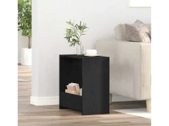 Mesa lateral Roble negro 50 x 26 x 50 cm Madera contrachapada