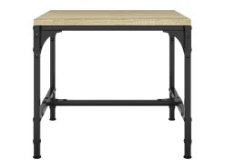 Mesas auxiliares 2 uds madera roble Sonoma 40x40x35 cm