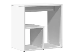 Mesas auxiliares 2 uds madera de ingeniería blanco 50x30x50 cm ES887177