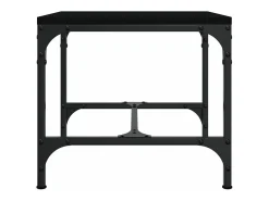 Mesas auxiliares 2 unidades madera contrachapada negro 40x40x35 cm