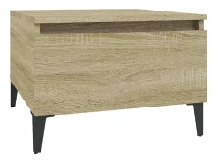 Mesas auxiliares 2 unidades madera roble Sonoma 50x46x35 cm