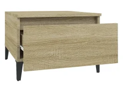 Mesas auxiliares 2 unidades madera roble Sonoma 50x46x35 cm