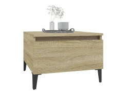 Mesas auxiliares 2 unidades madera roble Sonoma 50x46x35 cm