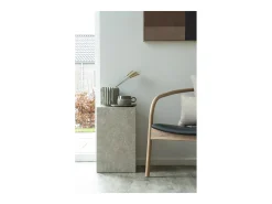 Mesas auxiliares PRAGUE – Efecto mármol beige