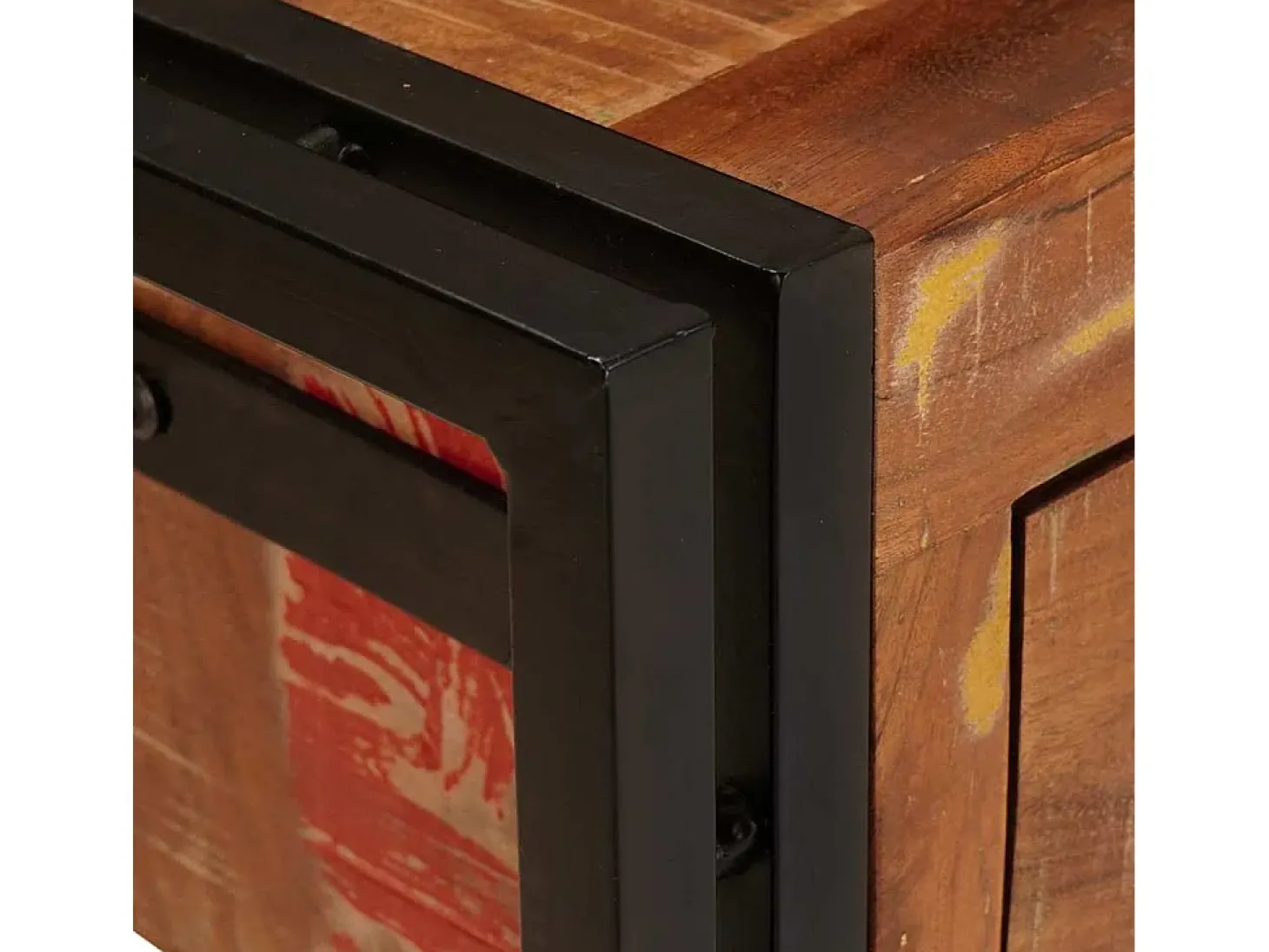 Mesas consola Otro 2 piezas Multicolor Madera maciza recuperada