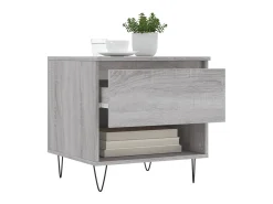 Mesas de centro 2 uds madera ingeniería gris Sonoma 50x46x50 cm ES55239
