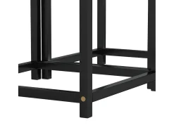 Mesas de centro 2 unidades MDF negro y amarillo