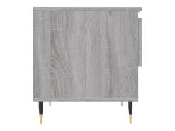 Mesas de centro 2 unidades madera ingeniería gris Sonoma 50x46x50 cm