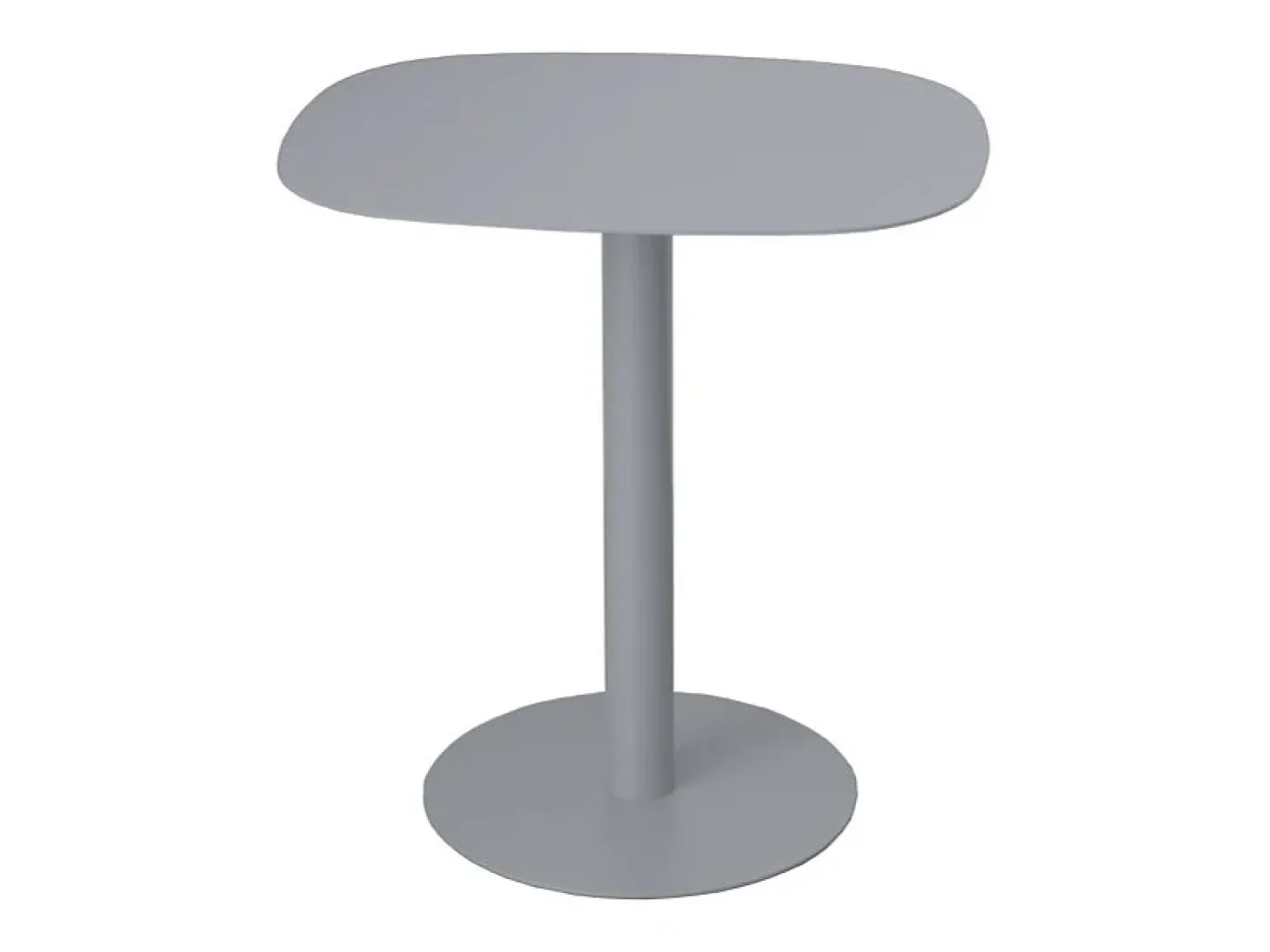 Mesita Auxiliar Salón, Metálica, Diseño Escandinavo, Funcional – Gris - 51*49*38 cm – SKANDY
