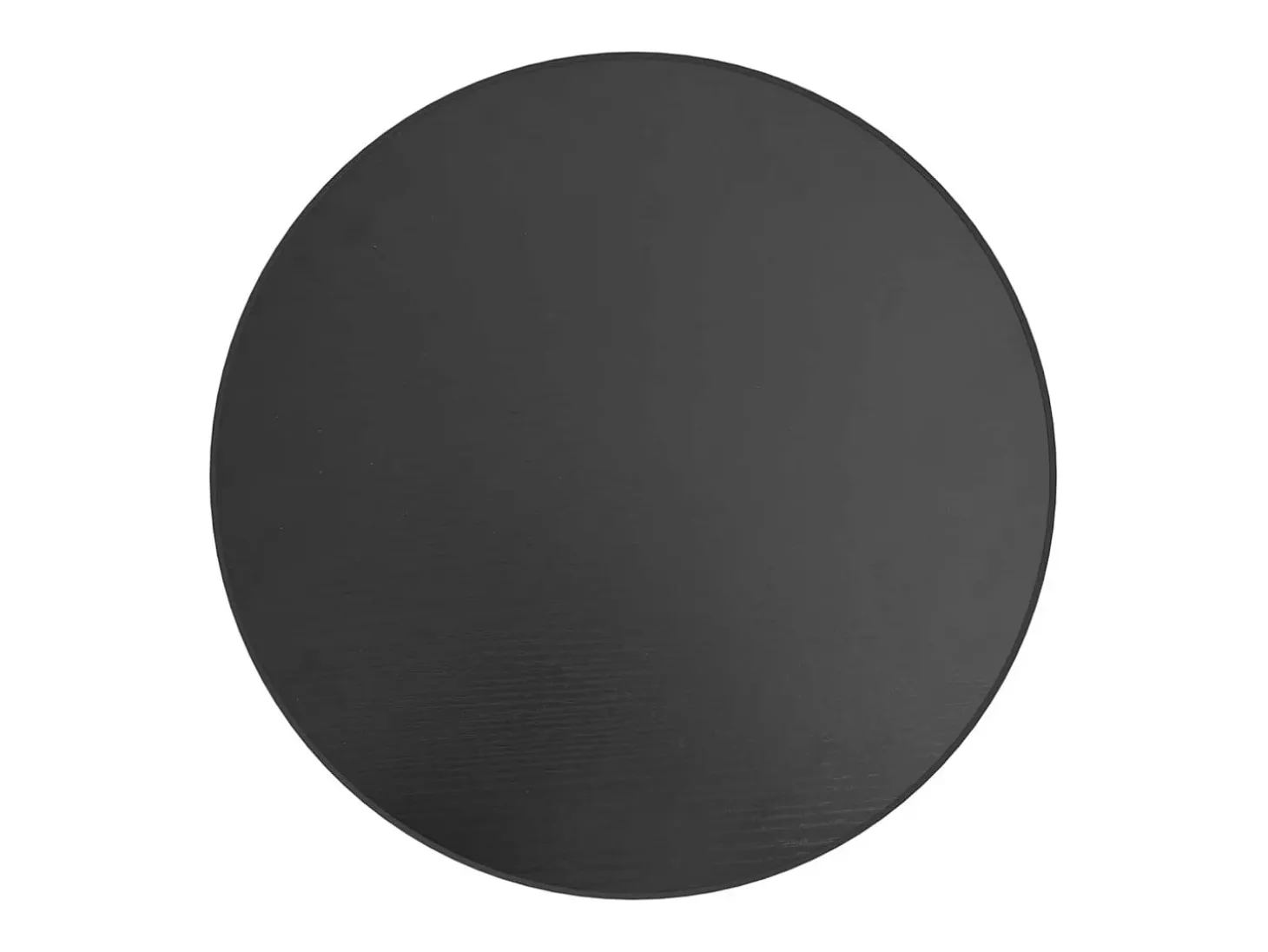 Mesita de centro MDF negra Ø35 cm