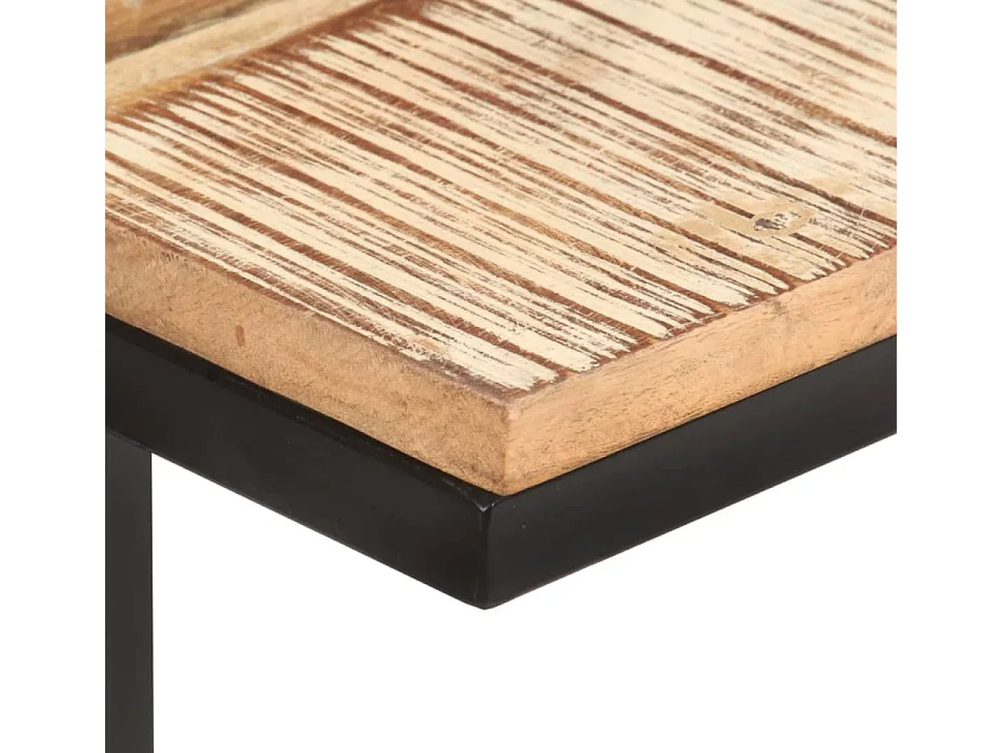 Mesitas auxiliares 2 unidades madera reciclada 31,5x24,5x64,5 cm