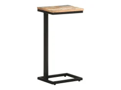 Mesitas auxiliares 2 unidades madera reciclada 31,5x24,5x64,5 cm