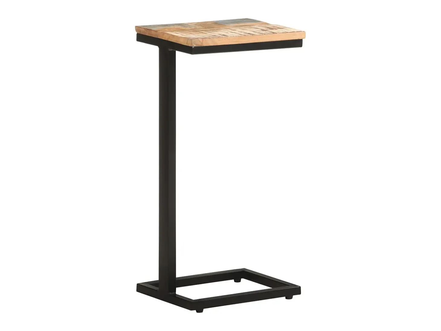 Mesitas auxiliares 2 unidades madera reciclada 31,5x24,5x64,5 cm