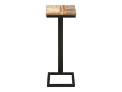 Mesitas auxiliares 2 unidades madera reciclada 31,5x24,5x64,5 cm