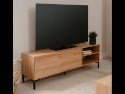 Meuble de TV de madera con armario NAVI