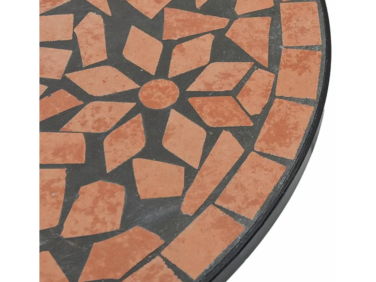 Michael Alan Mesa de bistró de mosaico cerámica terracota Ø50x70 cm