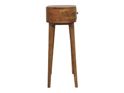 Mini consola de roble estilo Albion