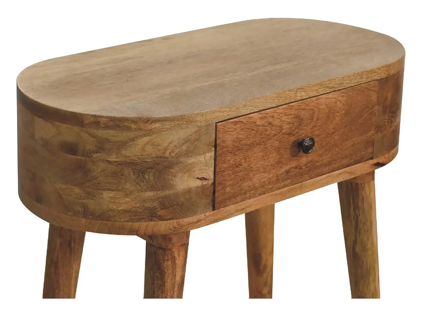 Mini consola de roble estilo Albion