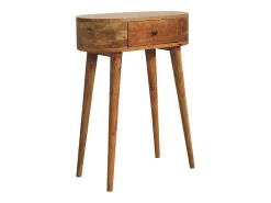 Mini consola de roble estilo Albion