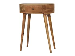 Mini consola de roble estilo Albion