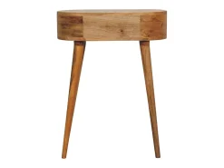 Mini consola de roble estilo Albion