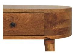 Mini consola de roble estilo Albion