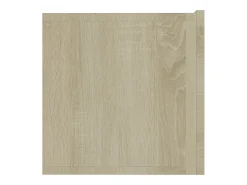 Mitchel Mueble para TV madera contrachapada color roble 80x30x30 cm